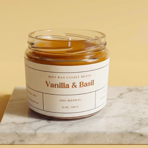 100% Beeswax Exclusive: Vanilla & Basil